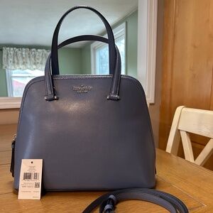 Kate Spade Patterson Drive Domed Satchel Blue WKRU5897